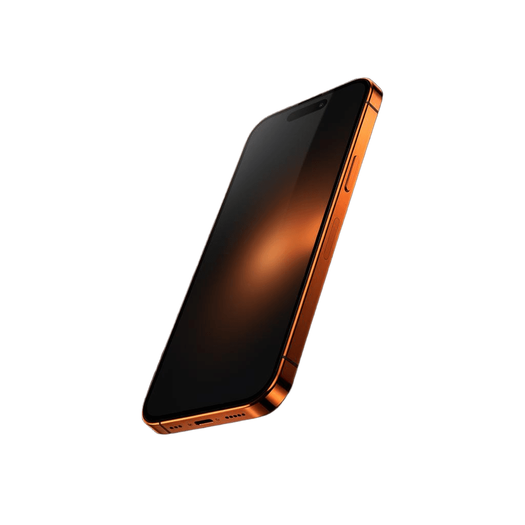 iPhone Pro Cosmic Orange